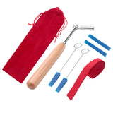 Portable Lever Jujube Piano Tuning Mute & Case Kit