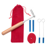 Portable Lever Jujube Piano Tuning Mute & Case Kit