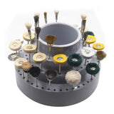 Round Shape Drill Bit Storage Case Organizer