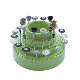 Round Shape Drill Bit Storage Case 3 Layers 116 Holes