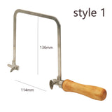 Professional Saw Bow Wooden Handle with Jewelry Saw Frame