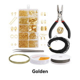 Portable Earring Hooks Rings Kit DIY Crafting Accessories