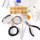 Portable Earring Hooks Rings Kit DIY Crafting Accessories