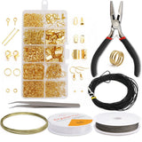 Portable Earring Hooks Rings Kit DIY Crafting Accessories