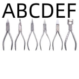Stainless Steel Needle Nose Pliers Jewelry Making DIY Glasses Repair Tools