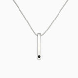 Projection Bar Necklace Personality Photo Pendant