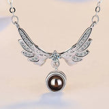 Projection Necklace 100 Languages I Love You Pendant Jewelry For Lover