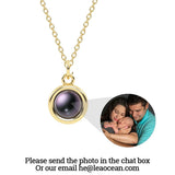 Photo Projection Pendant Personalized Necklace