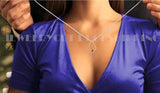 V-Shaped Ringholder Pendant for Wedding and Birthday Gift