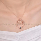 V-Shaped Ringholder Pendant for Wedding and Birthday Gift
