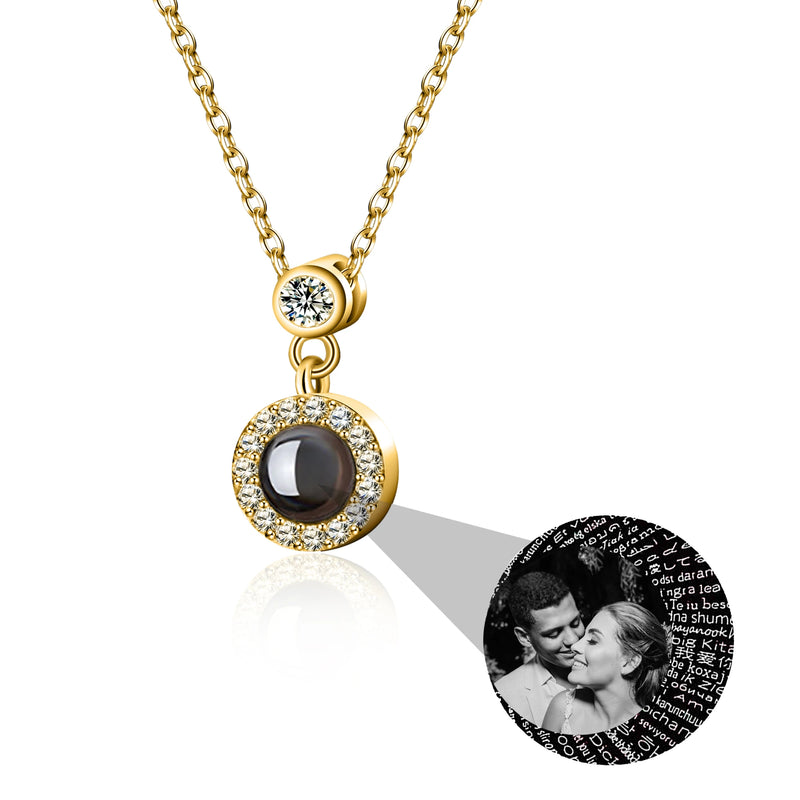 Photo Projection Necklace Customizable Romantic Jewelry