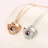 Projection Photo Necklace For Women Personalized Pendant Jewelry