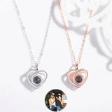 Projection Photo Necklace For Women Personalized Pendant Jewelry