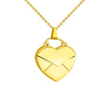 Custom Photo Necklace With Heart - Silver Heart Style - Personalized Necklace