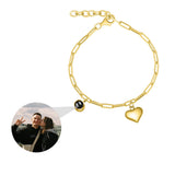 Projection Bracelet for Photos Couple Jewelry Gift Birthday