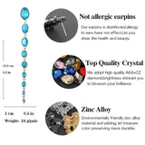 AB Crystal Rhinestone Drop Earrings for Women