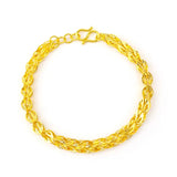 Real 14k Jewelry Adjustable Charm Bracelet Wedding Bangles