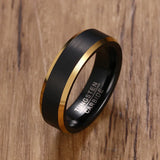 Matte Tungsten Carbide Wedding Bands for Couple 4mm 6mm
