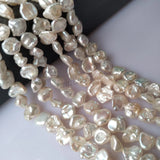 Sales Cultured Potato Freshwater Pearl Beads Natural Punch Loose Beads