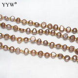 Natural Cultured Pearl Jewelry Set, Seed Beads Bracelet & Necklace