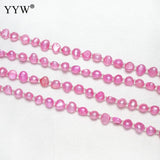 Natural Cultured Pearl Jewelry Set, Seed Beads Bracelet & Necklace