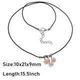 Natural Cultured Pearl Jewelry Set, Seed Beads Bracelet & Necklace