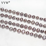 Natural Cultured Pearl Jewelry Set, Seed Beads Bracelet & Necklace