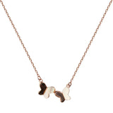 S925 Sterling Silver Tiny Butterfly Pendant Necklace