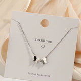 S925 Sterling Silver Tiny Butterfly Pendant Necklace