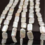 8Pcs 9*17MM AA Natural Freshwater Pearl Strand Ear Beads