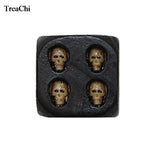 Devil Dice SET OF 5 Display Deluxe Skull Dice