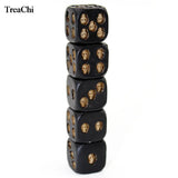 Devil Dice SET OF 5 Display Deluxe Skull Dice