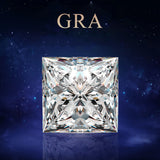 1-10ct D VVS1 Princess Cut Moissanite Loose Gemstone