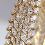 Crystal Hoop Earrings for Women - Wedding Prom Jewelry