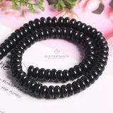Onxy Jade Abacus Beaded Memory Wire Bracelets