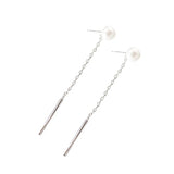 8MM Shell Pearl Stud Earrings, Hypoallergenic Women Jewelry