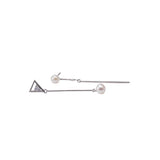 8MM Shell Pearl Stud Earrings, Hypoallergenic Women Jewelry