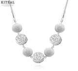 Silver Plated Necklace 7 Ball Meet Necklace SMTN680