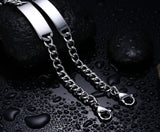 Stainless Steel ID Bracelets Bangles - Never Fade