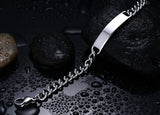 Stainless Steel ID Bracelets Bangles - Never Fade