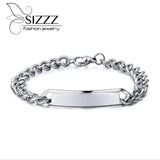 Stainless Steel ID Bracelets Bangles - Never Fade