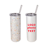 20oz Shimmer Straight Skinny Tumbler - Stainless Steel