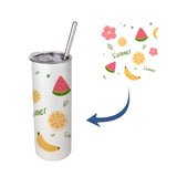 20oz Shimmer Straight Skinny Tumbler - Stainless Steel