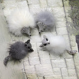 Hot Lady Brooch Pins Wool Designs Christmas Decorations Metal Pins Alloy Jewelry