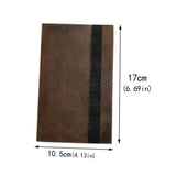 Vintage Style Distressed Leather Journal for School
