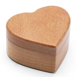 Vintage Walnut Flip Ring Storage Box