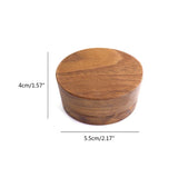 Retro Wooden Diamond Ring Box Wedding Etiquette Single Ring Storage