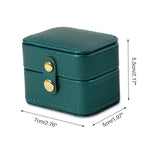 Ring Storage Case Jewellery Box Travel Organiser - Lovely Gift for Girls Mother