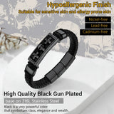 Prosteel Stainless Steel Skull Head Bracelet Mens Punk Jewelry Gift