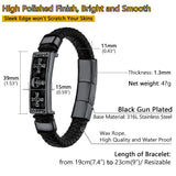 Prosteel Stainless Steel Skull Head Bracelet Mens Punk Jewelry Gift